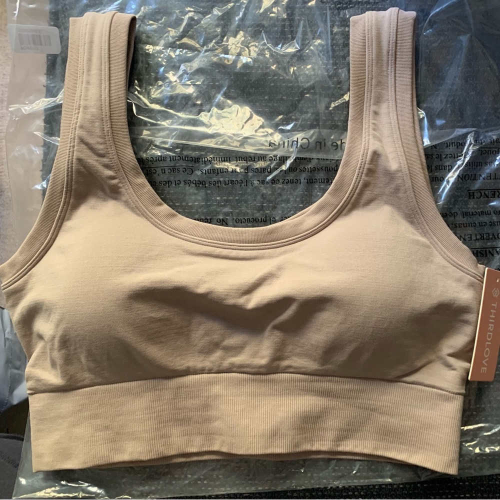 NWT ThirdLove form seamless scoop bralette size L